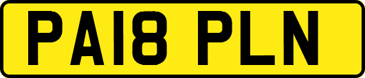 PA18PLN