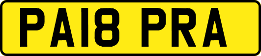 PA18PRA