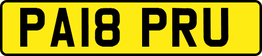 PA18PRU