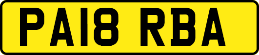 PA18RBA