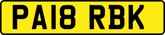 PA18RBK