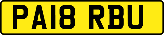 PA18RBU