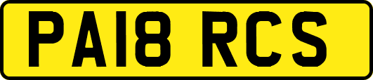 PA18RCS