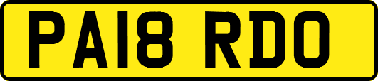 PA18RDO