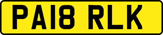 PA18RLK
