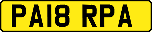 PA18RPA