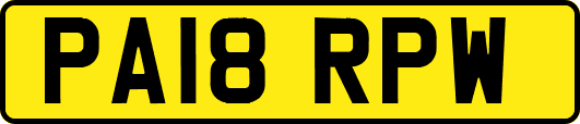 PA18RPW
