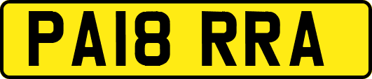 PA18RRA