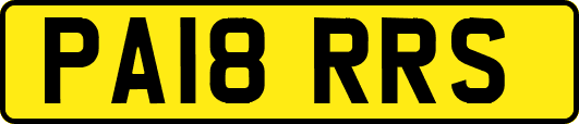 PA18RRS