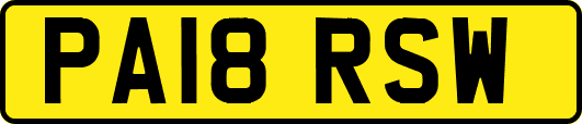PA18RSW