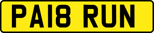 PA18RUN