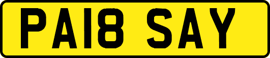 PA18SAY