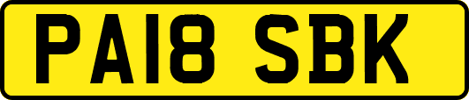 PA18SBK