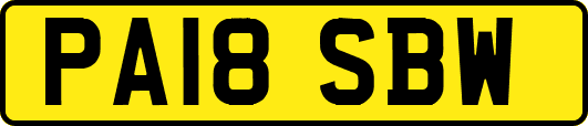 PA18SBW