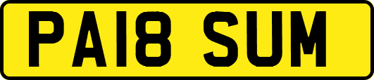 PA18SUM