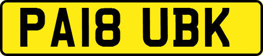 PA18UBK