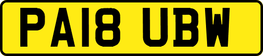 PA18UBW