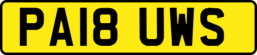PA18UWS