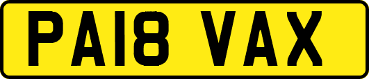 PA18VAX