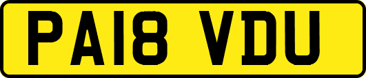 PA18VDU