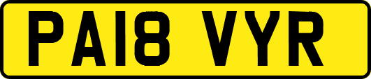 PA18VYR