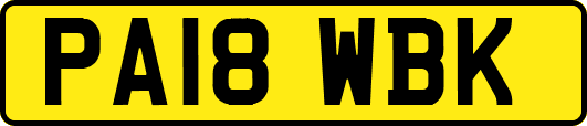 PA18WBK
