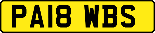 PA18WBS