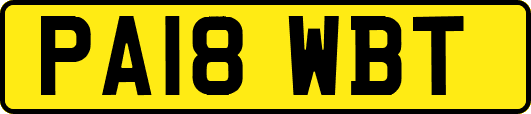 PA18WBT