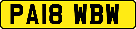 PA18WBW