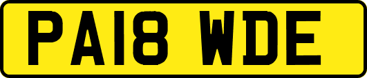 PA18WDE