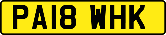 PA18WHK