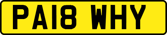 PA18WHY