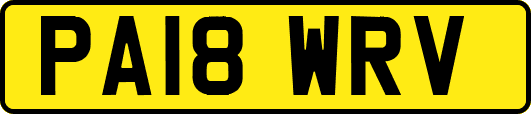 PA18WRV