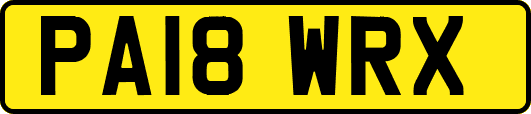 PA18WRX
