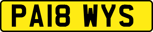 PA18WYS