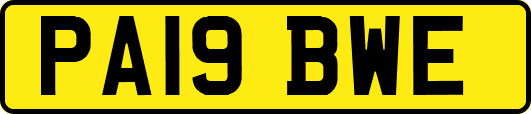 PA19BWE