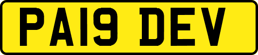 PA19DEV