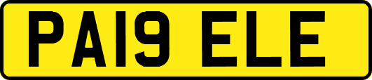 PA19ELE