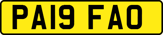 PA19FAO
