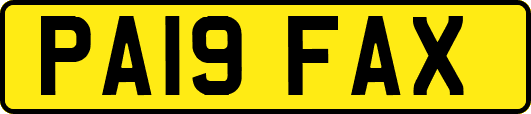 PA19FAX