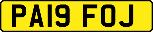 PA19FOJ