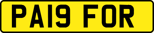 PA19FOR