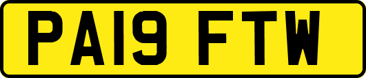 PA19FTW