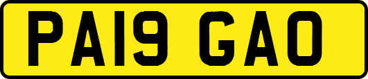 PA19GAO