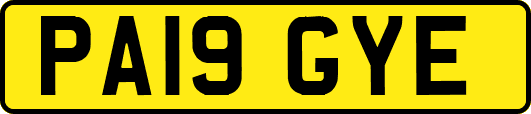 PA19GYE