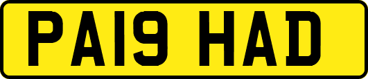 PA19HAD