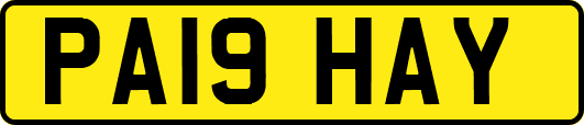 PA19HAY