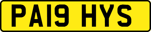 PA19HYS