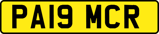 PA19MCR