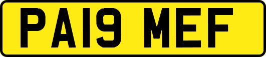 PA19MEF